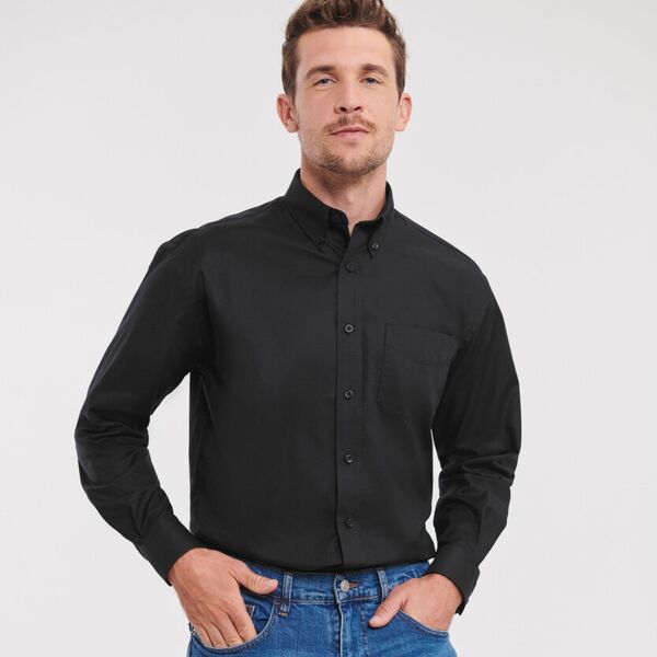 Long sleeve easycare Oxford shirt Thumbnail