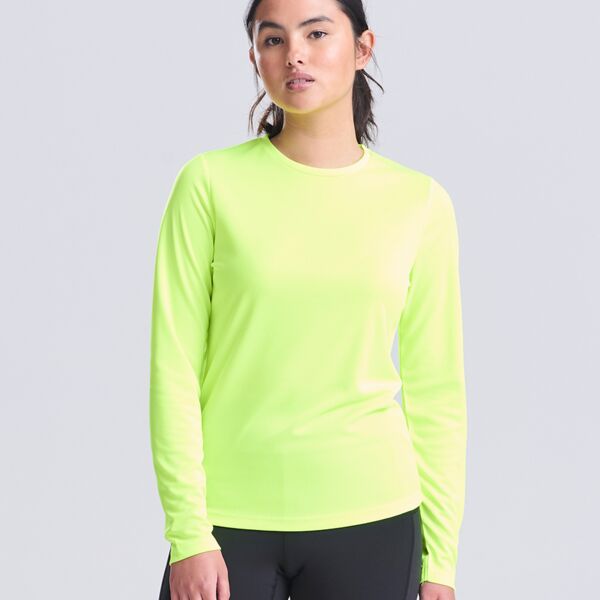 AWDis Ladies Cool Long Sleeve T-Shirt. Thumbnail