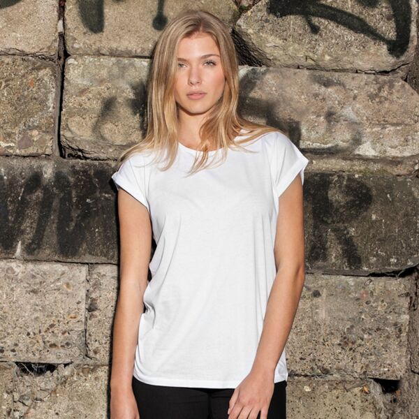 WOMENS extended shoulder tee Thumbnail