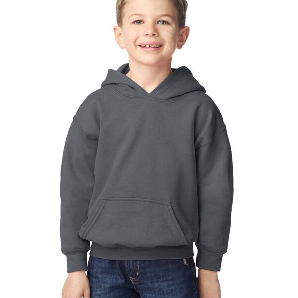 HEAVY Blend™ youth hooded sweatshirt. Thumbnail